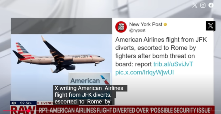 american airline bomb threat