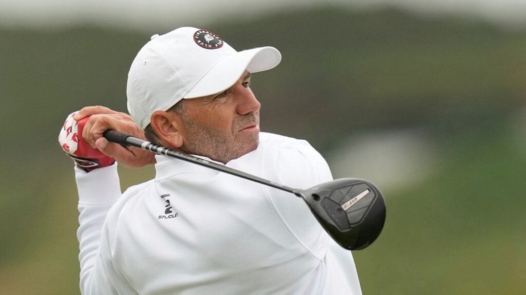 The Open: Sergio Garcia snaps driver during final round