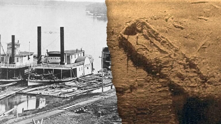 Civil War-era vessel LW Crane found in Wisconsin river after 145 years